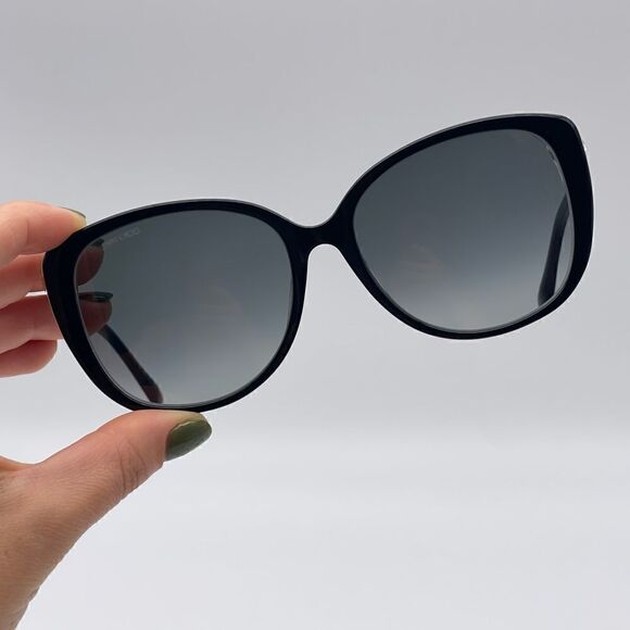 JIMMY CHOO Sunglasses ALY/F/S AE2 FQ Black/Gold/Glitter Women NEW main image 6